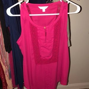 Hot pink top